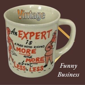 👛 (ANY 2/$15) GENERIC Vintage Coffee Mug with Relationship Motif 8oz Capacity